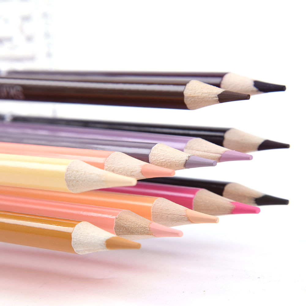 12 Skin Tones Colored Pencils Oil Based Pre-sharpened Drawing Pencils for Beginner Artist Coloring Book Drawing Sketching Art