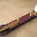 New 1:400 Gdansk Cargo Ship DIY Handcraft 3D Paper Card Model Sets MYPANDA