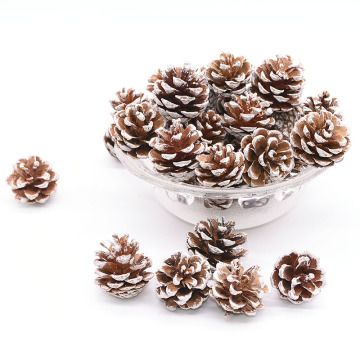 10pcs 3cm Nature Pine Cones Fruits Nuts for Home Decoration Christmas Tree Garland DIY Material Rustic Wedding Decor Supplies