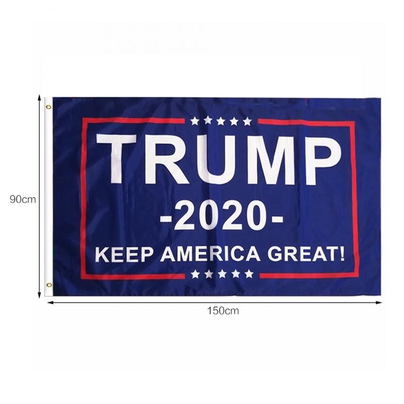 90*150cm American Flag President Donald Trump Election Banner Keep American Great Car Accessories