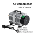 135W Air Compressor Electrical Magnetic Air Pump for CO2 Laser Engraving Cutting Machine ACO-009D