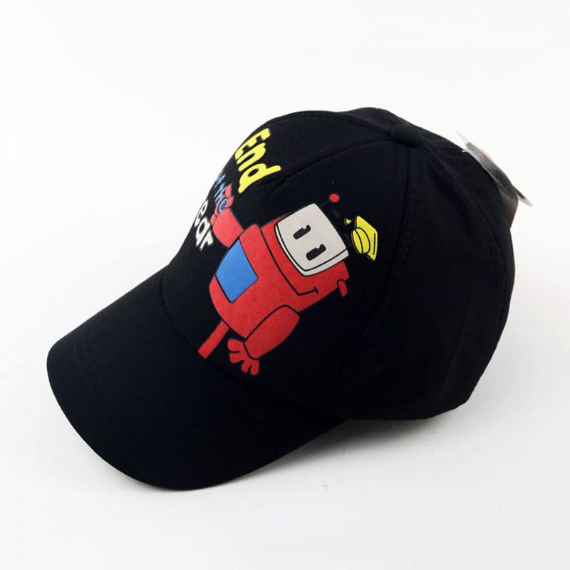 Baby Boys girls Hats Cool Cartoon Anime Robot Car Kids Baseball Caps Children For autumn Spring Hip-hop Sun Hat Travel School