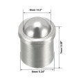 Uxcell Silver Tone 2mm 3mm 4mm 5mm 6mm 8mm 10mm 12mm Dia Stainless Steel Ball Catch Latch Stainless Steel Small Ball Catch 4pcs