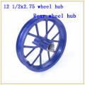 Blue rear hub
