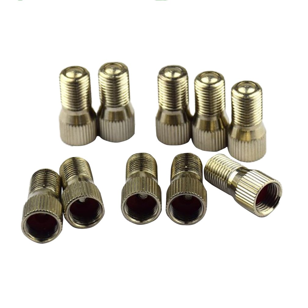 10pcs/Set Valve Stem Caps Bicycle Valve Cover Extension Caps for Motorcycle Car Truck Bike Wheel Tire Adapter