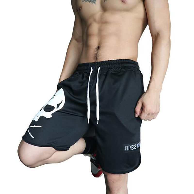 New Fashion Men Sporting Beaching Shorts Trousers polyester Bodybuilding Sweatpants Fitness Short Jogger Casual Gyms Men Shorts