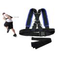 Fitness Running Training Speed Sled Shoulder Harness Set For Athletic Exercise Crossfit Bodybuilding Outdoor Equipment
