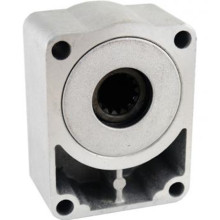 Bearing support for hydraulic pump