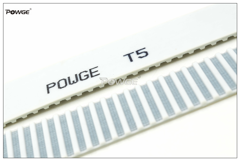 POWGE 5meters T5 Open-End Timing Belt T5-20 Width=20mm PU With Steel Core T5 20 AT5 Belt Fit T5 Timing Pulley For CNC RepRap