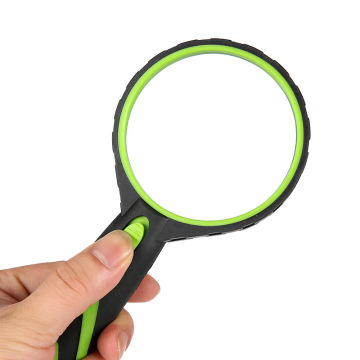 10X Portable Magnifying Glass Handheld Reading Magnifier For Seniors Kids With LED Lights Illuminated Magnifying Lens