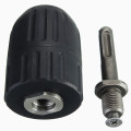 13MM Professional HSS Keyless Drill Chuck with SDS Adaptor Hardware Tool Part for Impact Drill