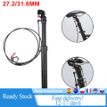 Mountain Bike Dropper Seatpost Hydraulic Lifting Road Bicycle 31.6mm Hand Remote Control Seat Tube Post