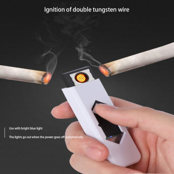1PCS Electronic Lighter USB Rechargeable Kitchen Accessories Electronic Cigarette Lighters Charging