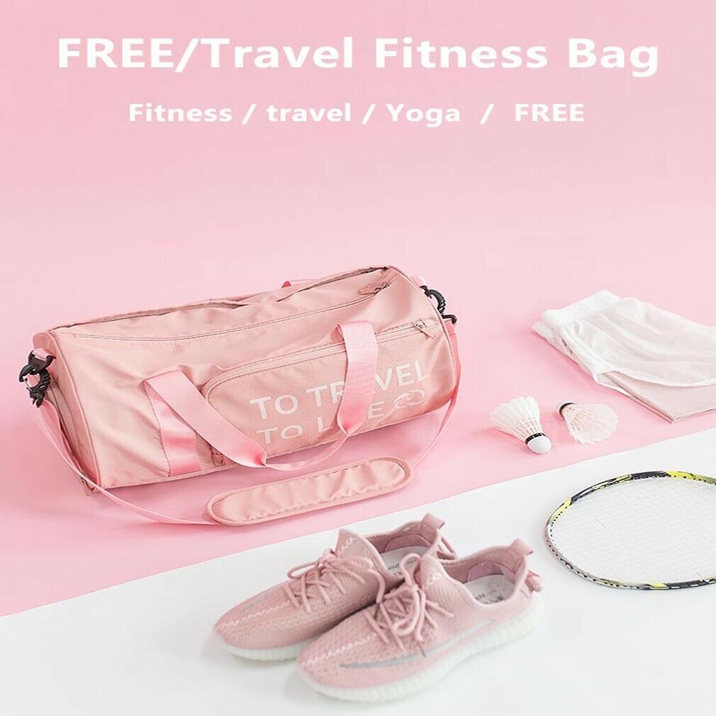 Large-capacity multi-functional gym duffle bag fashion women's travel bag sports and leisure shoulder bag