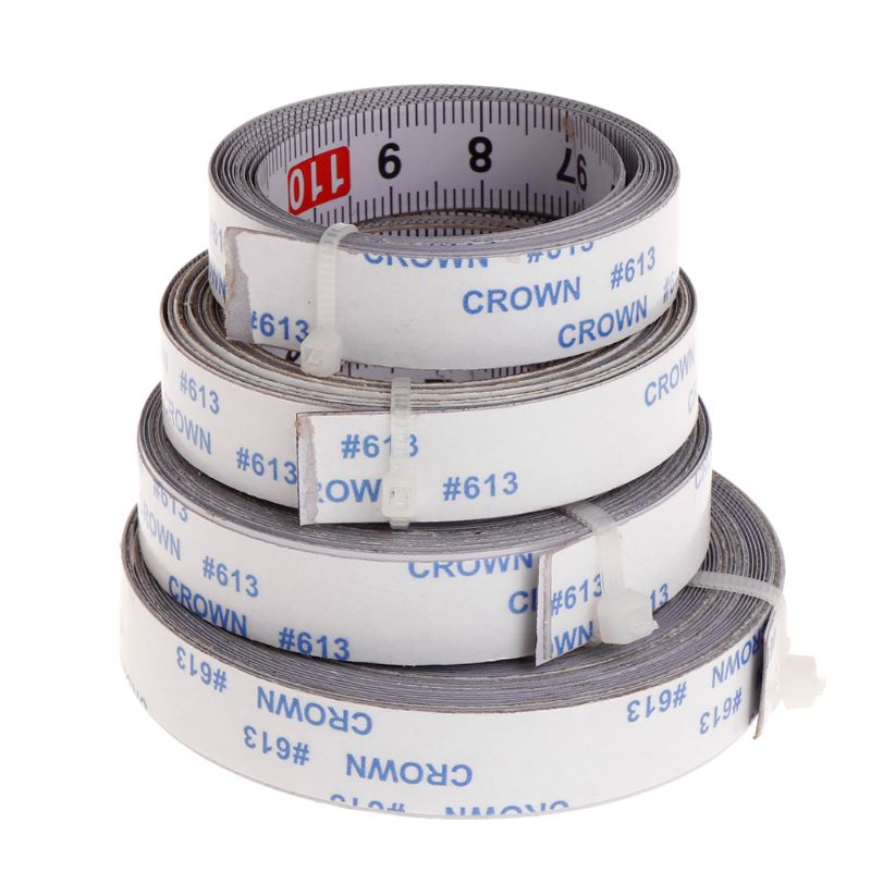Miter Track Tape Measure Self Adhesive Metric Steel Ruler Miter Saw Scale For T-track Router Table Saw Band Track 1/2/3/5M