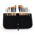 14pcs Paint Brushes Acrylic Watercolor Brush With Pencil Case Storage Bag for School Artists Painting Drawing