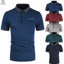 Men POLO Shirts New Summer 2020 Men's Brand Male short-sleeved Plaid Collar polo shirt business men camisa polo masculina polos