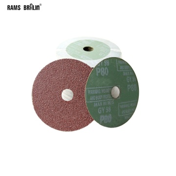 20 pieces Hard Fiber Sandpaper Abrasive Sanding Disc for Wood Furniture Hardware Grinding