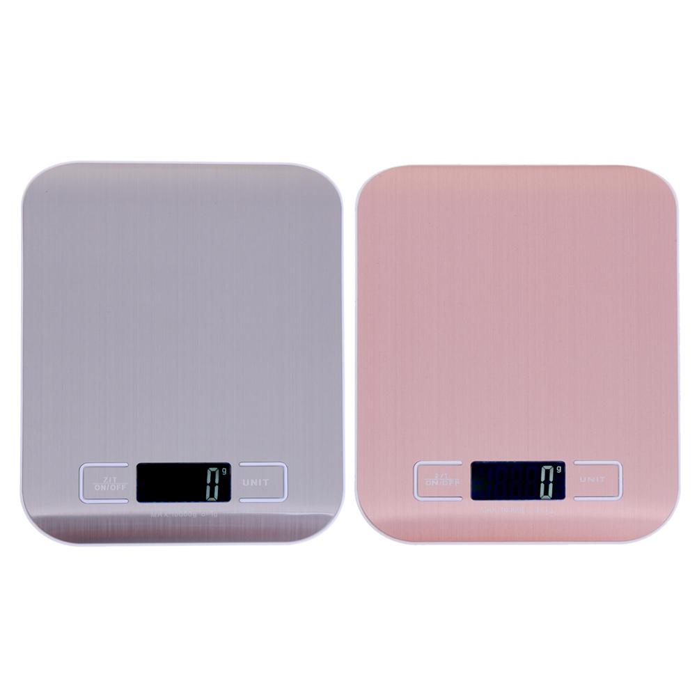 Mini 5/10kg 1g Electronic Kitchen Scale Digital Food Scale LCD Portable Stainless Steel Weighing Scale Measuring Tools