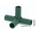 Greenhouse Frame Connector Plants Awning Pillar Connectors Climbing Plants Awning Pipe Pole Connecting Joints Garden Tools