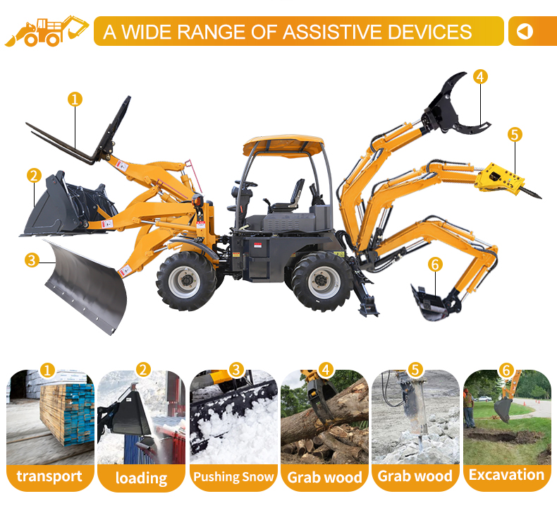 Made In China Backhoe Loader