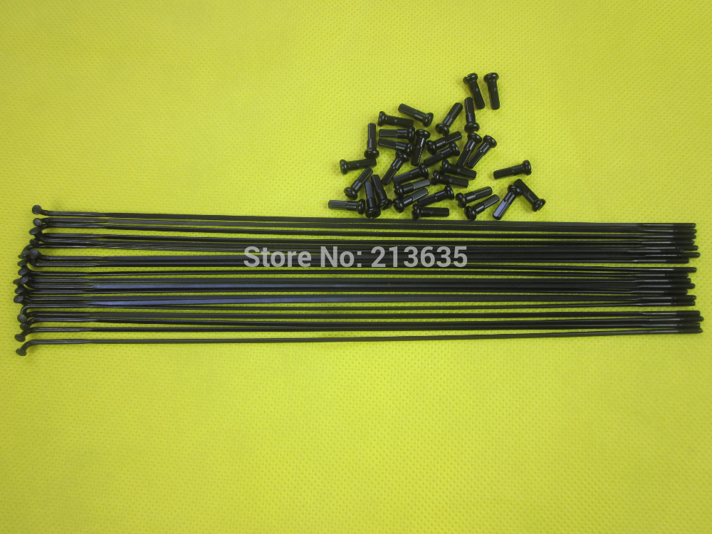 Pillar PSR Aero 1423 Super Light J-bend J-hook Gauge 14 2.0mm J-type Spokes Black with Free Black Alloy AL7075 Nipples