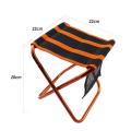 Portable Folding Mini Camping Chair Aluminum Outdoor Fishing Picnic BBQ Seat Outdoor Activities Accessories