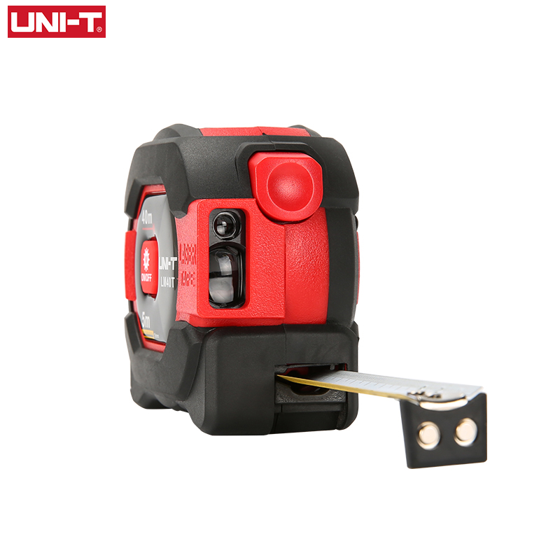 UNI-T Laser Measuring Tape Measure 40M Digital Distance Meter Rangefinder Retractable 5m Laser Ruler Trena a laser Professional