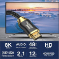 HDMI-compatible Cable 1M 3M 5M 10M HDMI2.1 Cable 48Gbps for mi box Samsung TV PS4 Splitter Switch Audio Video Cable 8K HDMI2.0