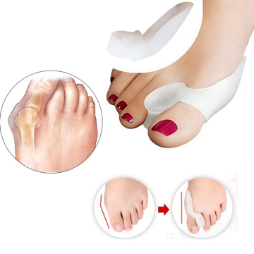 4Pcs=2Pair Bunion Toe Separator Foot Care Tool Gel Hallux Valgus Correction Pedicure Valgus Pro Stretcher Bone Thumb Protector