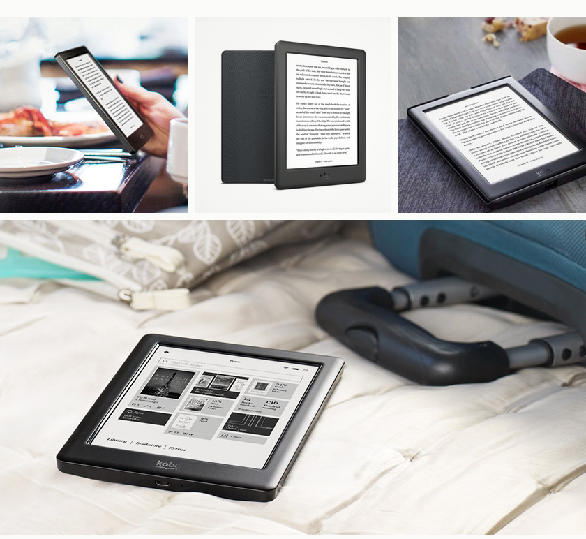 6 inch KoBo glo HD ereader e-ink E-book reader 4G 16G 300PPI e-book touch ink electronic screen pocketbook электронная книга