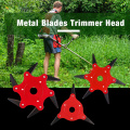 Vastar 3/6 Teeth Brush Cutter Blade Trimmer Metal Blades Trimmer Head 65Mn Garden Grass Trimmer Head For Lawn Mower