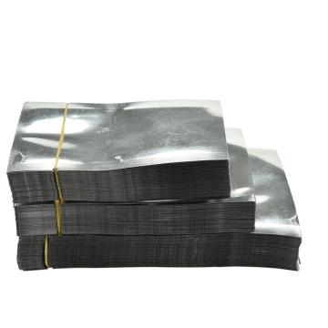 100Pcs Reusable Vacuum Bag Sealer Food Storage Package Silver Aluminum Foil Mylar Bag Excellent Quality 7*10 cm