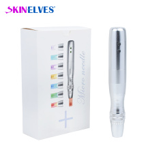 Micro Needle Pen 7 Colors Lights LED Wireless Microneedle Derma Pen Professional Microneedling Derma Pen Face Care Device