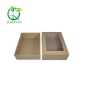 Square brown kraft paper boxes