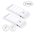 12 LED Rechargeable PIR Motion Induction Sensor Light Stick-on Wardrobe Night Light Hallway Wall Lamp USB Sensor Corridor Lamp
