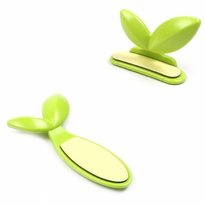 Toilet Lid Lifting Device Green Leaves Toilet Cover Lifting Handle Bathroom Portable Sanitary Closestool Seat Cover Lifter