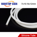 Silicone Tube 7x10mm 8x12mm Water Pipe Flexible Hose For Water Sensor & Water Pump & Water Chiller For CO2 Laser Cutting Machine