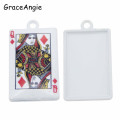 10PCS Poker Card Pendant Charm Queen Monogram Poker Pendant for Male Playing Cards Jewelry Making Charms King Queen Poker DIY