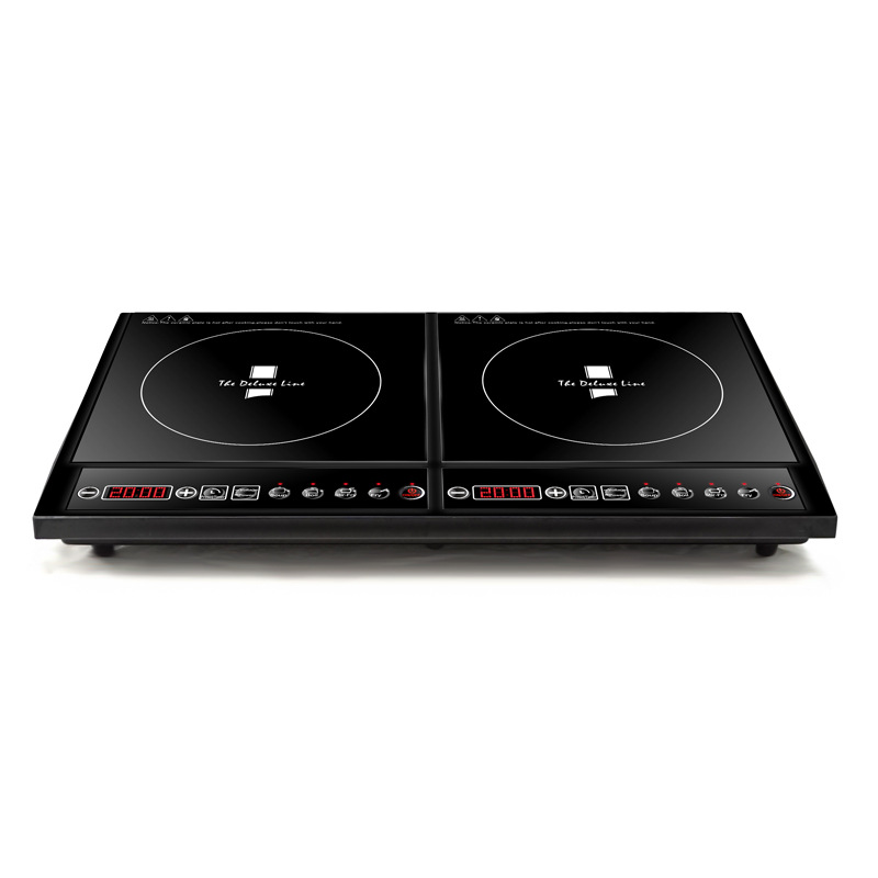 Double-burner Induction Cooker Cooktop stove 2000W high-power fire boiler household built-in double stove induction cooker
