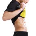 CXZD Men Sweat Neoprene Body Shaper Weight Loss Sauna Shapewear Workout Shirt Vest Fitness Jacket Suit Gym Top Clothes Thermal