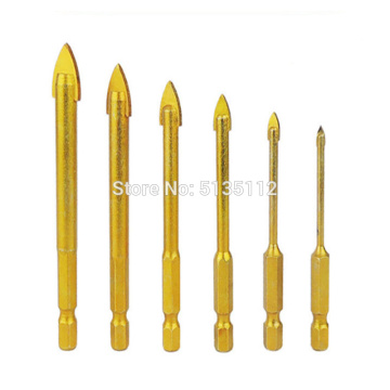 1Pcs Glass Drill Bit Set Carbide Tipped Ceramic Tile Cutter 1/4