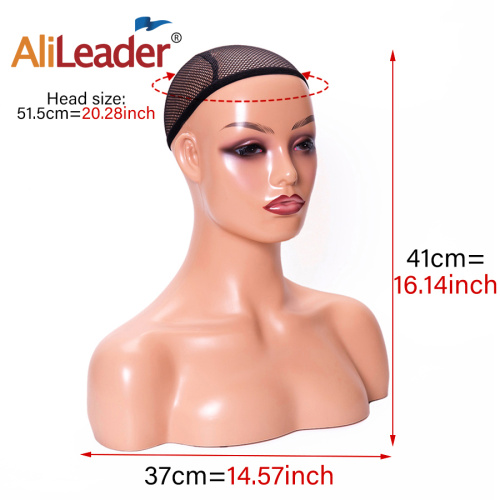 Female Mannequin Head With Shoulders For Wig Display Supplier, Supply Various Female Mannequin Head With Shoulders For Wig Display of High Quality