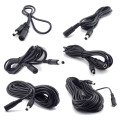 0.5M-10M 12V DC Power Cable Female to Male Plug Extension Cord Adapter 12V Power Cords 5.5x2.1mm For LED strip light Camera