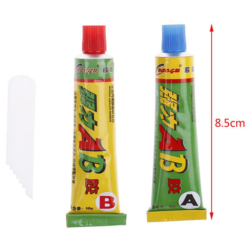 2Pcs Super Strong Epoxy Clear Glue Adhesive Resin Immediate Glue (A +B ) Craft