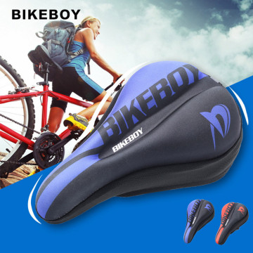 MTB Mountain Bike Cycling Thickened Extra Comfort Ultra Soft Silicone 3D Gel Pad Cushion Cover Bicycle Saddle Fotelik rowerowy