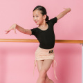 Latin Dance Leotards For Girls Training Tops Backless Dancewear Samba Bodysuit Salsa Dress Short Sleeves Latina Tops Kids BL4739