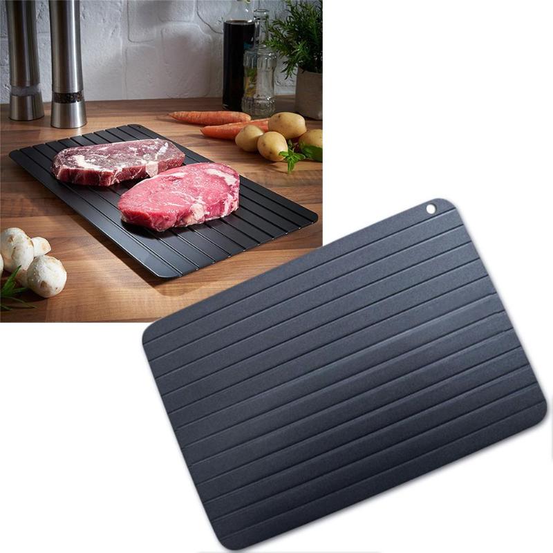 1pcs Defrost Tray Fast Thaw Meat Fish Sea Food Plate Board Defrosting Kitchen Gadget Tool Dropshipping