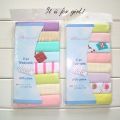 Random distributed New 8pcs 100%Cotton Saliva Baby Bulk Pack Wash Cloth Washers Face Hand Towels Wipe Gift