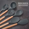 Kitchen Utensil Silicone Spatula Scrapers Heat-resistant Soup Spoon Non-stick Turners Cooking Shovel Kitchen Cooking Tool Set